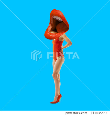 Contemporary art collage. Contemporary art collage. 114635435