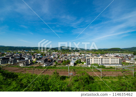 Townscape of Kawaguchi, Nagaoka City, Niigata Prefecture, a local city (Echigo Kawaguchi) Townscape of Kawaguchi, Nagaoka City, Niigata Prefecture, a local city (Echigo Kawaguchi) 114635462