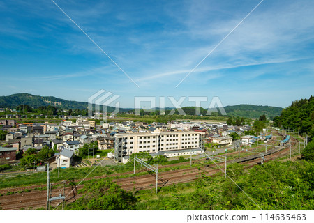Townscape of Kawaguchi, Nagaoka City, Niigata Prefecture, a local city (Echigo Kawaguchi) Townscape of Kawaguchi, Nagaoka City, Niigata Prefecture, a local city (Echigo Kawaguchi) 114635463