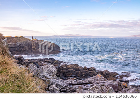 Views behind Portnoo harbour in County Donegal during the Covid-19 pandemic - Ireland. Views behind Portnoo harbour in County Donegal during the Covid-19 pandemic - Ireland. 114636360