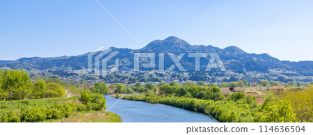 「青森郡」立嶽山與萬淵川的風景 114636504