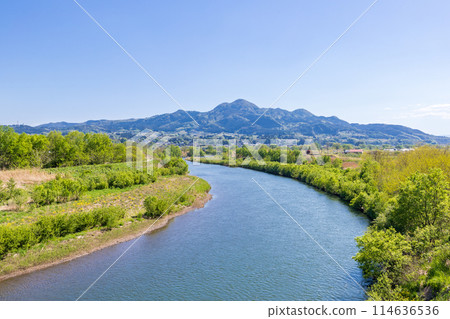 "Aomori Prefecture" Mt. Nakui and the Mabechi River "Aomori Prefecture" Mt. Nakui and the Mabechi River 114636536
