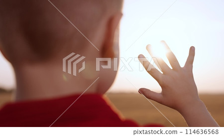 child boy kid son reaches out sun family religion fun faith happiness family travel vacation vacation, boy adventurous spirit, boy vacation play, child holiday joy, kid summer fun, nature appreciation 114636568