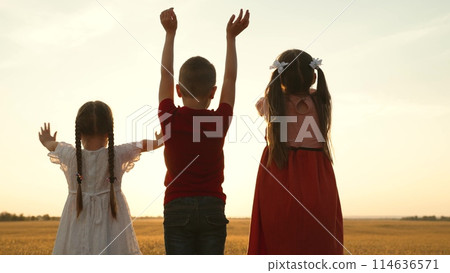 little child kid boy girl stretch their hand sun, ray fingers, vacation travel, sun playful children, kids sun fascination, familial religious activities, happy religious family, fostering happiness little child kid boy girl stretch their hand sun, ray fingers, vacation travel, sun playful children, kids sun fascination, familial religious activities, happy religious family, fostering happiness 114636571