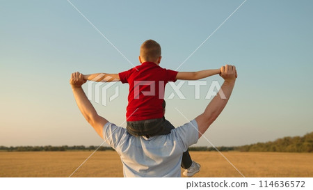 happy family father son child kid baby flight pilot superhero sky dream, kid pretending to fly, father son relationship, pretend pilot play, little aviator dream, family outside activity, male bonding happy family father son child kid baby flight pilot superhero sky dream, kid pretending to fly, father son relationship, pretend pilot play, little aviator dream, family outside activity, male bonding 114636572