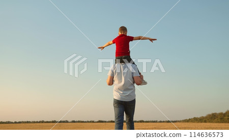 happy family father son child kid baby flight pilot superhero sky dream, father supporting child, fun fatherhood, father child interaction, pretend play outside, strength and care, nurturing childhood happy family father son child kid baby flight pilot superhero sky dream, father supporting child, fun fatherhood, father child interaction, pretend play outside, strength and care, nurturing childhood 114636573