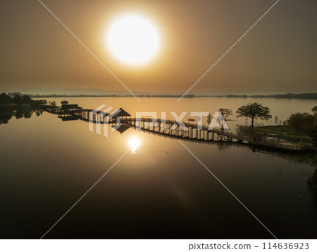 「青森縣」清晨陽光照耀下的美麗鶴之舞橋 114636923