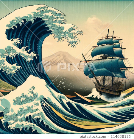 海浪與黑船的交響曲Ⅲ 114638155