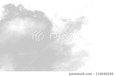 Abstract cloud of fog. Smoke overlay effect 114640288