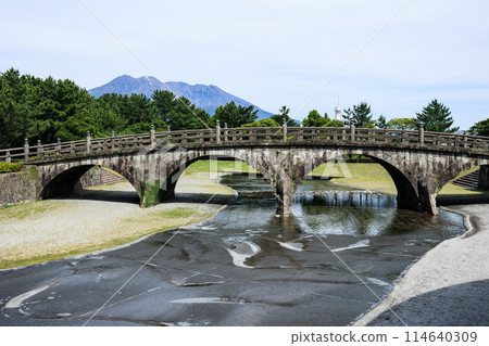 石橋紀念公園 西田橋與櫻島 石橋紀念公園 西田橋與櫻島 114640309