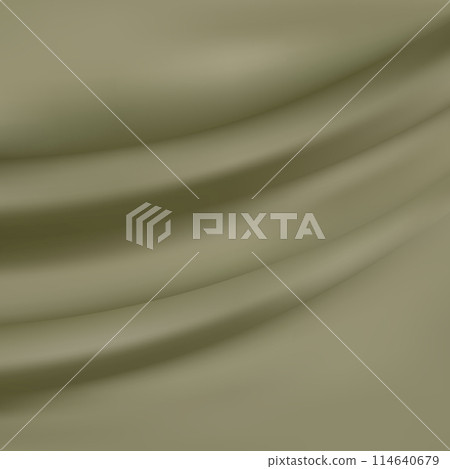 gray fabric wavy surface background. fine porous cotton fabric, wrinkle and fade 114640679