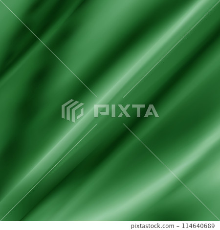 Smooth elegant green silk or satin luxury cloth texture can use as abstract background. Luxurious background design. eps 10 Smooth elegant green silk or satin luxury cloth texture can use as abstract background. Luxurious background design. eps 10 114640689