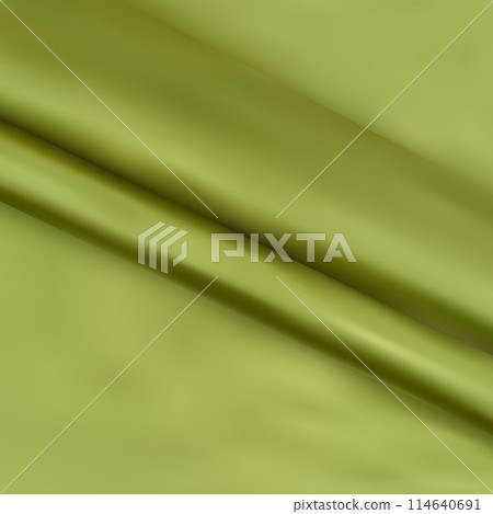 Background for design - light-green, olive, crumpled fabric. eps 10 Background for design - light-green, olive, crumpled fabric. eps 10 114640691