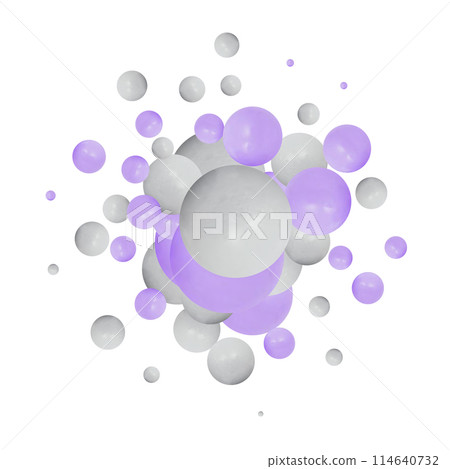 Abstract multicolored background with pearls. Modern festive illustration. eps 10 114640732