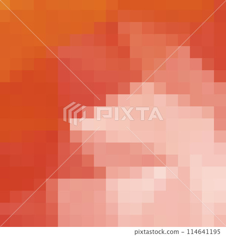 Vector red pixel pattern. Geometric abstract background with simple pixel elements. Medical, technology or science design. eps 10 114641195