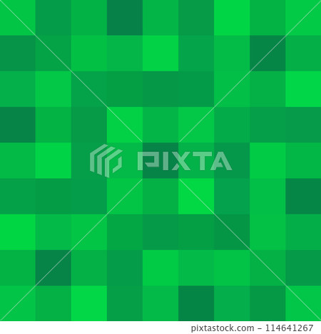 Pattern green pixel background, pattern. Yellow pixel wallpaper. Vector illustration. 114641267