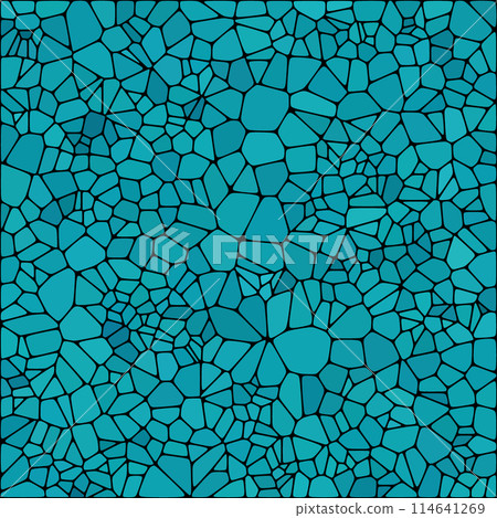 Vector abstract background. Geometric template for prizantation. Blue pebbles. eps 10 114641269