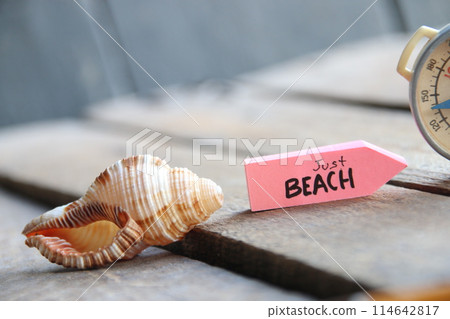Just Beach, summer time concept. 114642817