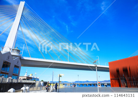 青森灣大橋和八甲田丸華萊士 114643131