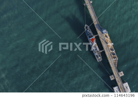 Puerto Madryn City, entrance portal to the Peninsula Valdes natural reserve, World Heritage Site, Patagonia, Argentina. Puerto Madryn City, entrance portal to the Peninsula Valdes natural reserve, World Heritage Site, Patagonia, Argentina. 114643196