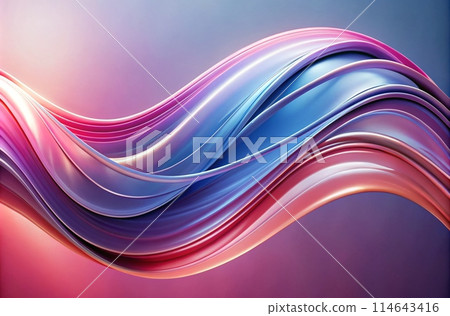 Pastel-hued, flowing gradient design with soft transitions, pinks, reds, purple, generative ai 114643416