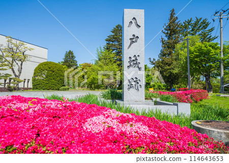 「青森郡」八戶城本丸遺址石碑(青森郡三八城公園/八戶市丸) 「青森郡」八戶城本丸遺址石碑(青森郡三八城公園/八戶市丸) 114643653