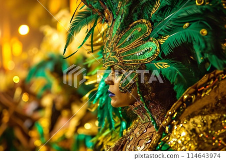 Beautiful carnival masks Beautiful carnival masks 114643974