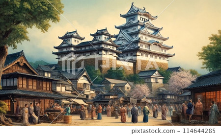 江戶時代日本城堡姬路城的景觀形象 姬路城 114644285