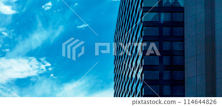 Closeup of skyscraper facade abstract urban background Closeup of skyscraper facade abstract urban background 114644826
