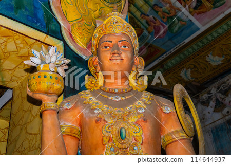 figures depicting entire history Buddha, starting from birth. 114644937