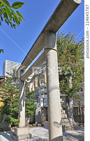 Walking around Ageo-juku, Ageo-juku on the Nakasendo road, Hikawa Kuwa Shrine, Miyamoto-cho, Ageo city 114645787