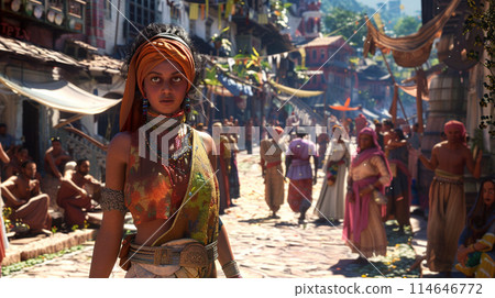 People praying at a temple in Bali People praying at a temple in Bali 114646772