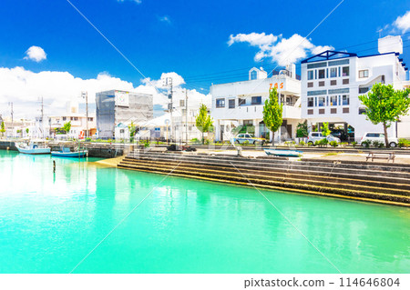 翠綠美麗的絲滿漁港 114646804