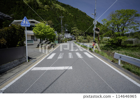 防止交通事故的道路標誌和道路標記 114646965