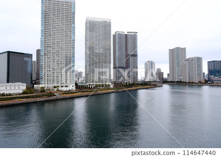 Harumi 周圍的東京城市景觀 Harumi 周圍的東京城市景觀 114647440