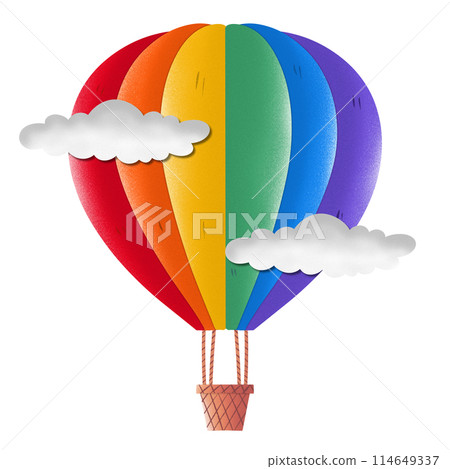 Pride month with balloon for celebration Pride month with balloon for celebration 114649337