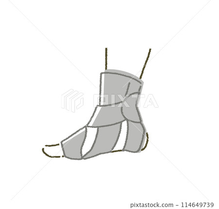 腳托插畫素材 114649739