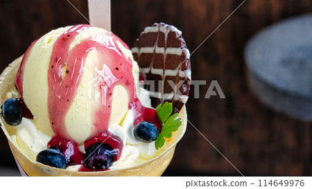 藍莓冰淇淋 114649976