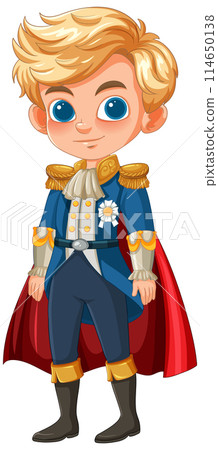 Young Prince in Royal Attire Young Prince in Royal Attire 114650138
