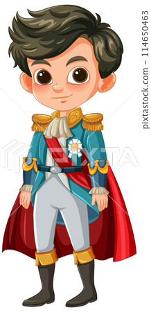 Young Prince in Royal Attire Young Prince in Royal Attire 114650463