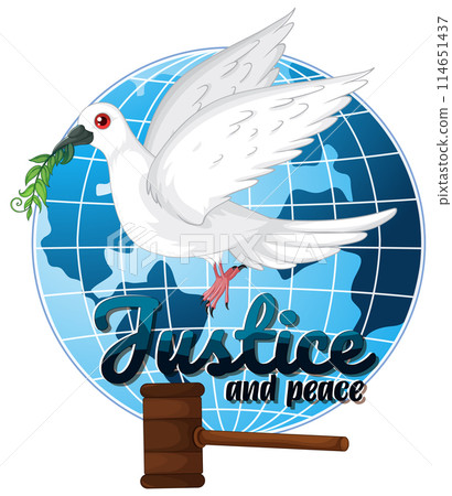 Justice and Peace Global Symbol 114651437