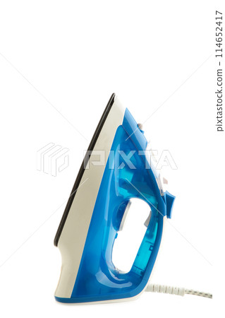Steam iron isolated on white background, cut out 114652417