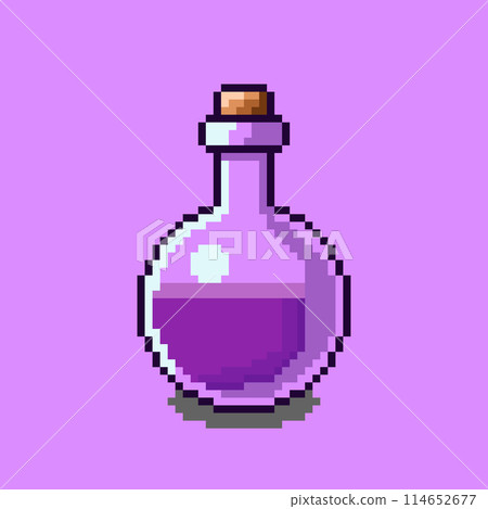Pixel art Magic potion halloween design Pixel art Magic potion halloween design 114652677