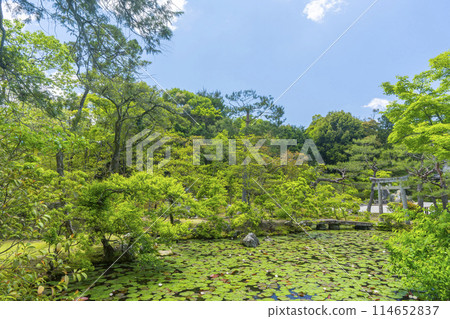 Kyoto Konchi-in Temple: Benten Pond and Chinjudo (Bentensha) 114652837