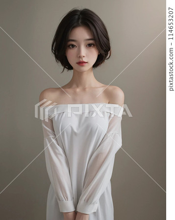 Young lady's portrait Young lady's portrait 114653207