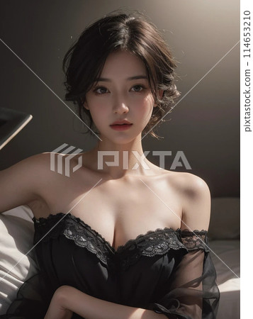 年輕女性的美麗形象 年輕女性的美麗形象 114653210