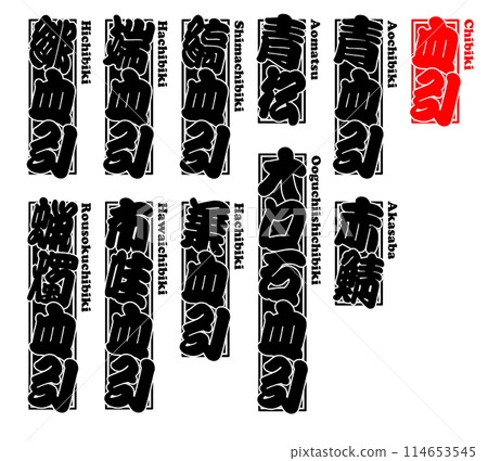 Keiki Chibiki 標籤貼紙羅馬字 114653545