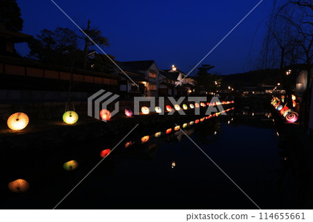 Kurashiki Spring Evening Lights (Kurashiki Bikan Historical Quarter) 9606 114655661