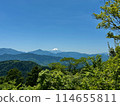 Spectacular view of Mt. Fuji from the summit of Mt. Takao 114655811