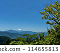Spectacular view of Mt. Fuji from the summit of Mt. Takao 114655813